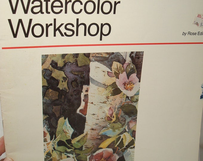 1989 Rose Edin's How to Draw and Paint Watercolor Etsy
