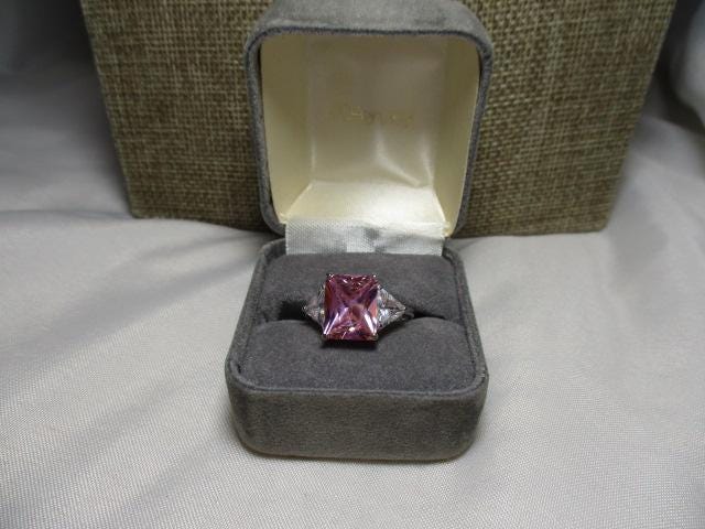Megumiページ！人工ルビー　カボションリングセット Vintage 1980 Engagement Ring Set - Etsy