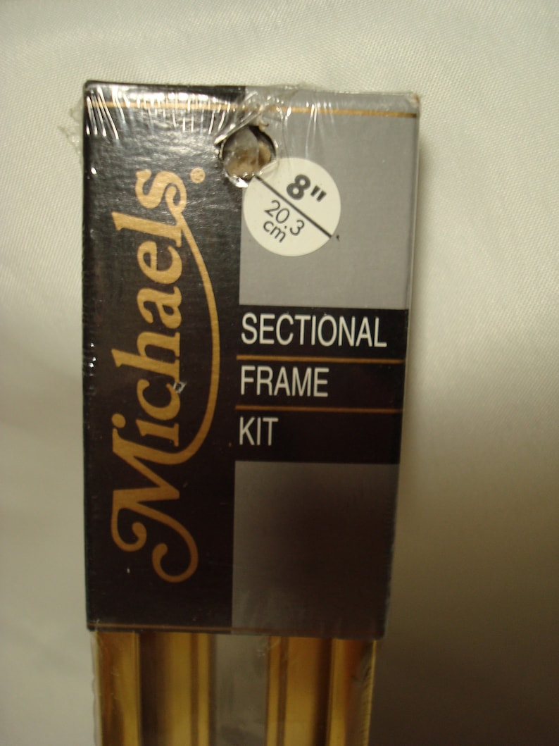 MICHAELS Vintage 8 Inch Gold Metal Frame Kit. Etsy