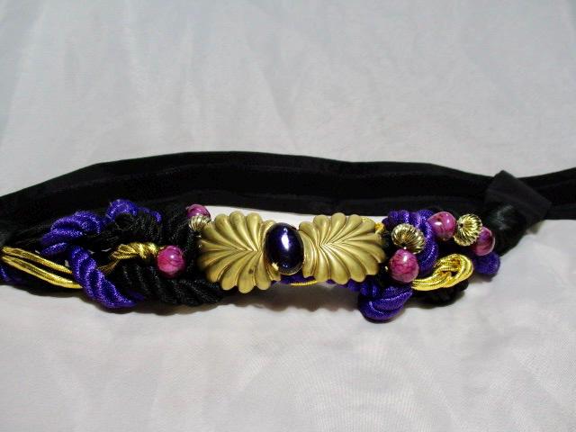 Vintage 80s Purple and Burgundy Art Belt by Carolyn Tanner m_62ad10a49b5a4d481dedc018.jpg main image 4
