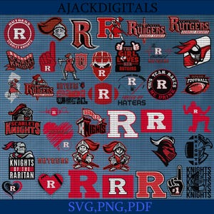 Hochwertige Rutgers Universität SVG, Fußball, Scarlet Knights SVG, Leichtathletik, Basketball, College, bereit für Cricut, digitale Datei.