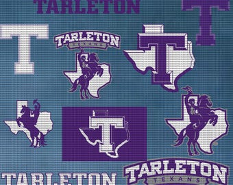 SVG de alta calidad de la Universidad de Tarleton, fútbol, SVG de los Texans, atletismo, baloncesto, universidad, listo para Cricut, archivo digital.