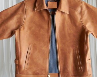 Handmade Italian Goat Leather Jacket - Custom Fit