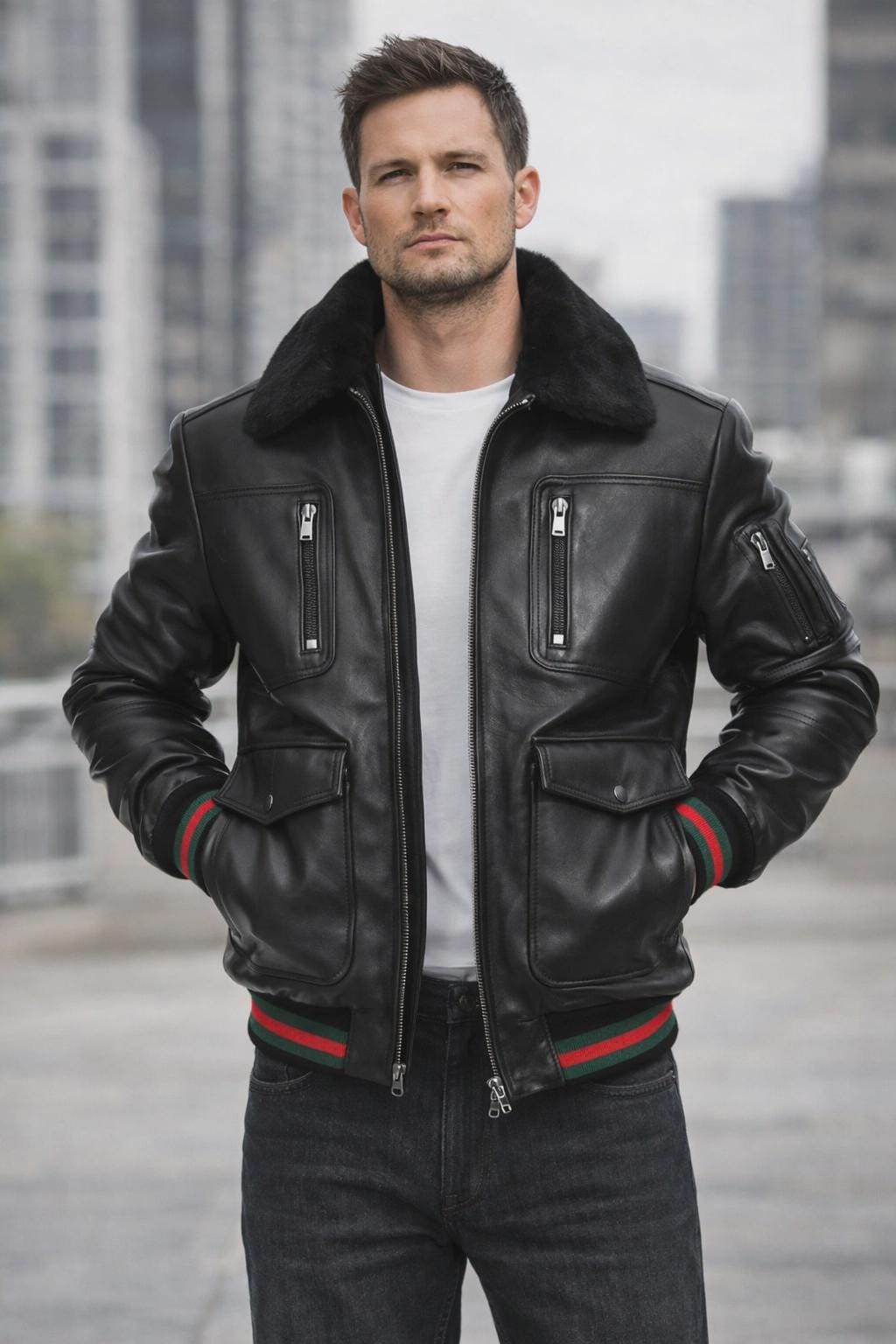 Mens Leather Jacket Italy - Etsy