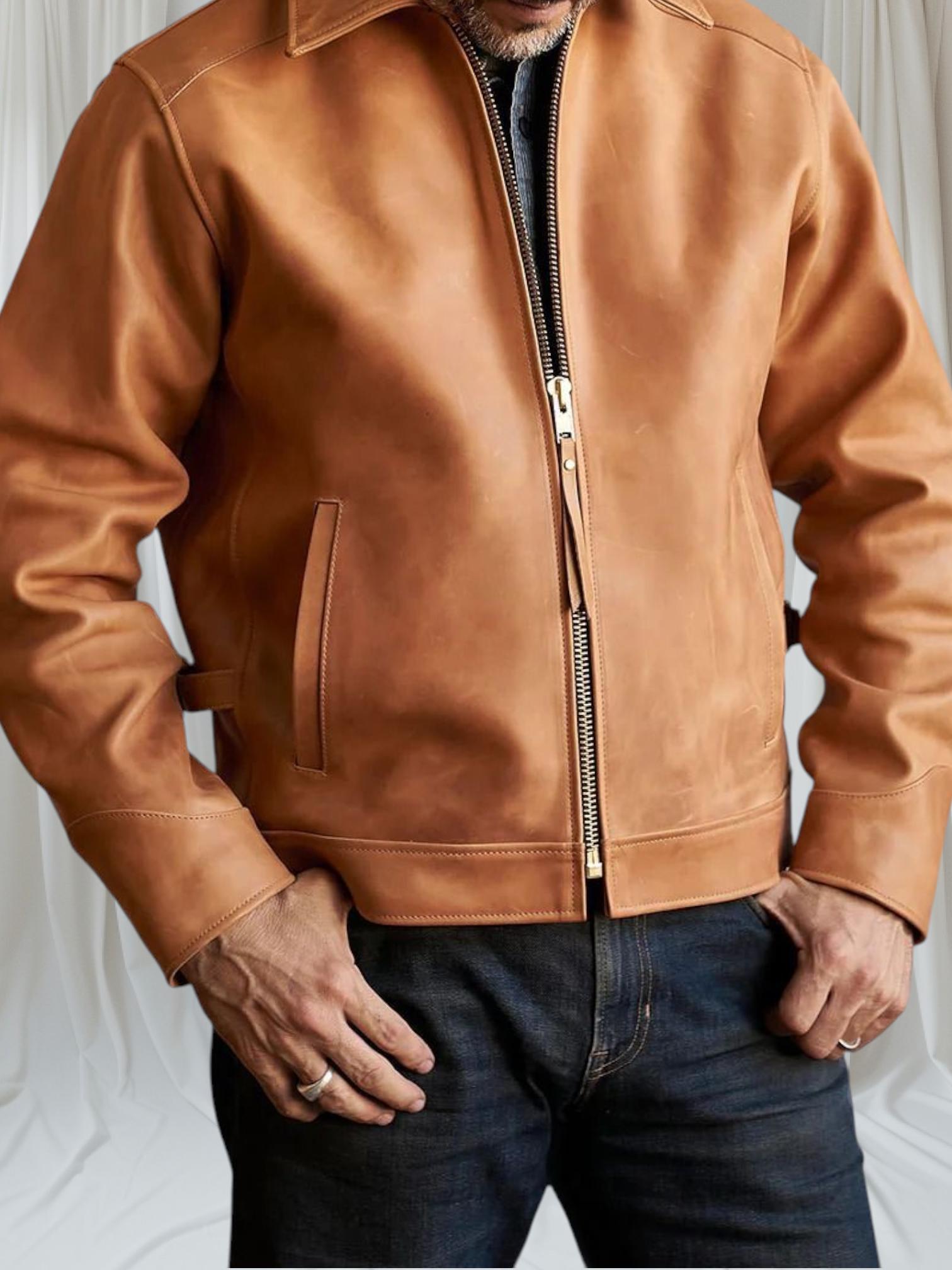 Handmade Italian Goat Leather Jacket - Custom Fit - Etsy