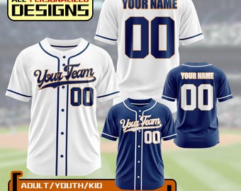 Custom Baseball Jersey Personalized Team Name Number Vintage Uniform Shirt Mens Youth Baseball Gift for Fans Players