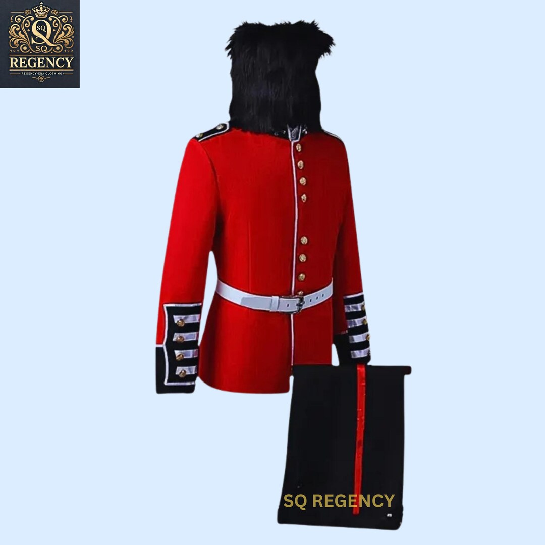 Recruit Rgg Uniform British Royal Guard Grenadier Uniform – Red Hussar Soldier Wool Jacket ...