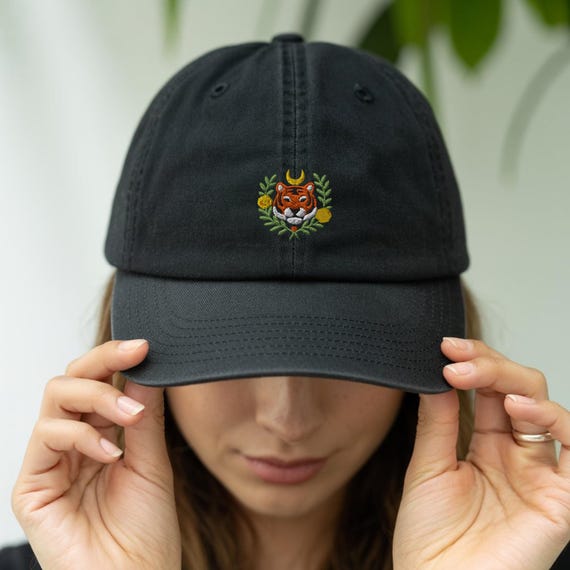 Tiger Hat – Embroidered Dad Hat – Aesthetic Nature Cap – Animal