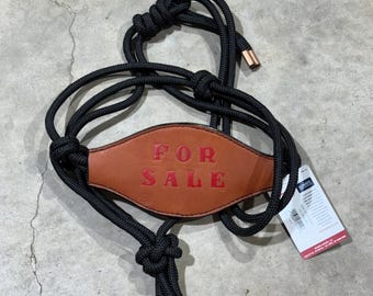 FOR SALE Leather nose band halter