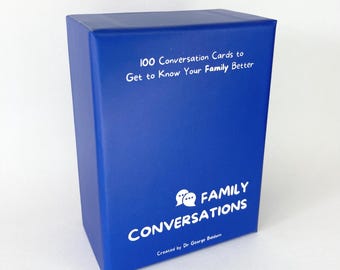 Family Conversation Starter Cards - 100 Meaningful Prompts