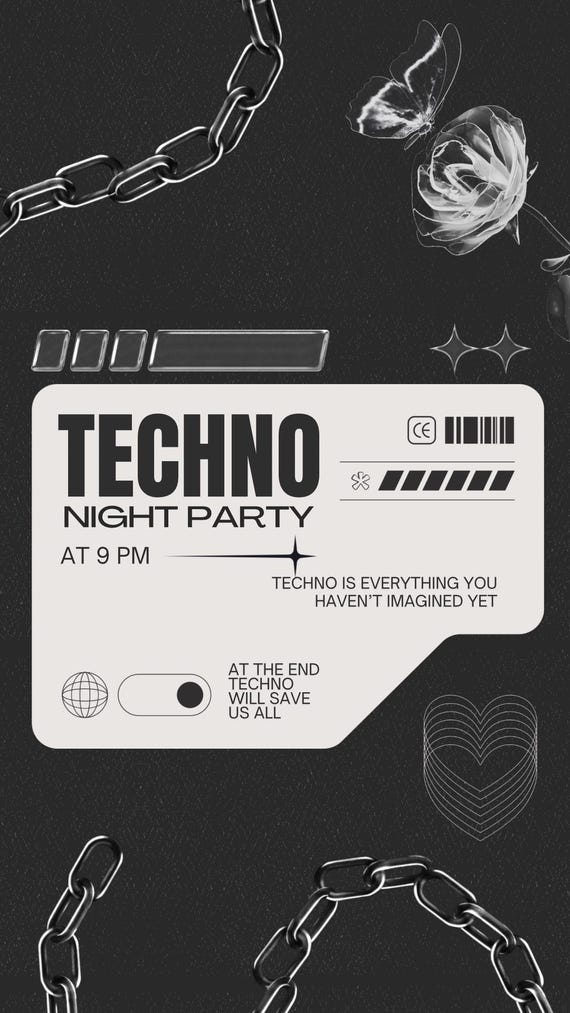 アート・デザイン・音楽 Parra - It's Time to Party Book Techno Print | Rave Wall Art Poster | Electronic Music Decor