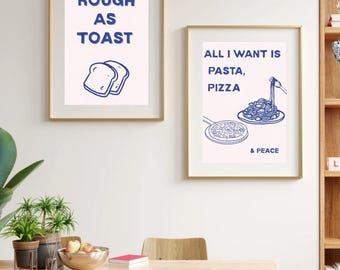 Rough As Toast? Scottish Funny Print | Scottish Slang |Wall Art | Scottish Quote Poster | Home Decor | Kitchen Decor | Scottish Print