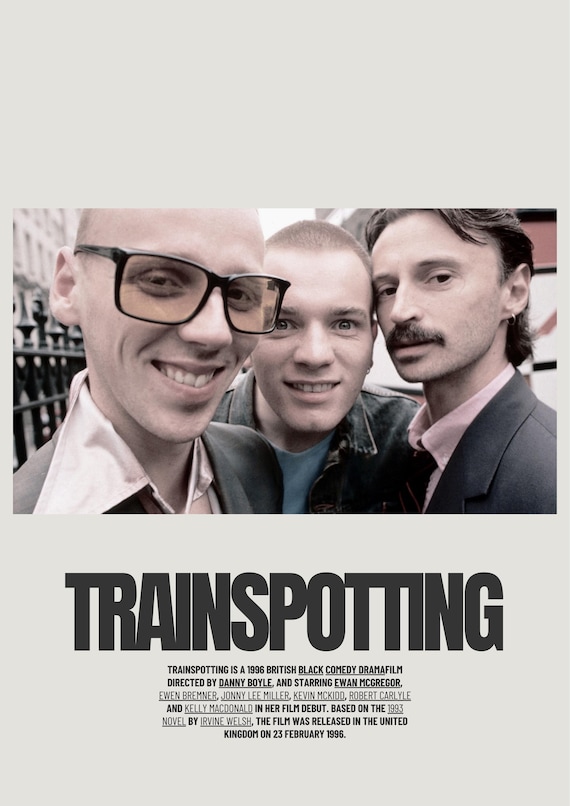 Trainspotting Movie Print | 90s Film Wall Art | Movie Poster
