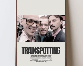 Trainspotting Movie Print | 90s Film Wall Art | Movie Poster