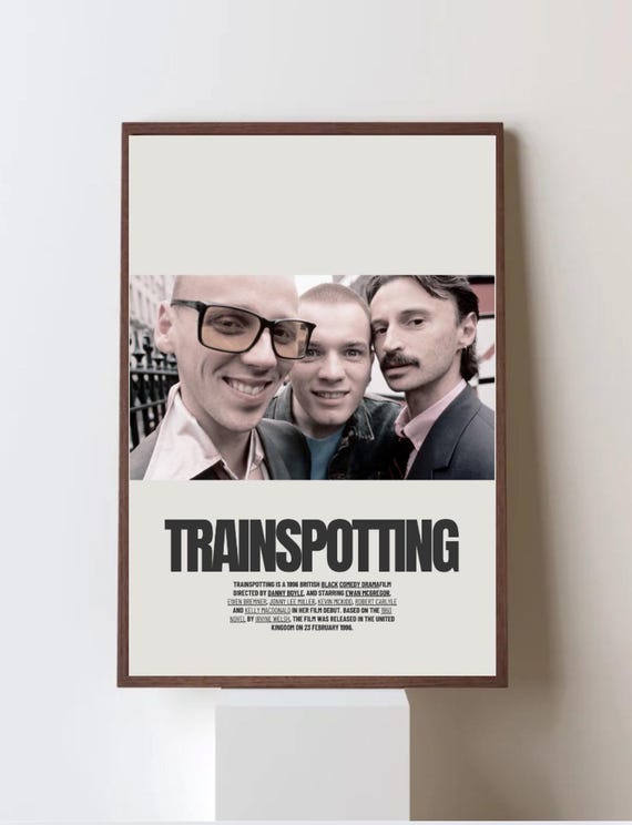 Trainspotting Movie Print | 90s Film Wall Art | Movie Poster