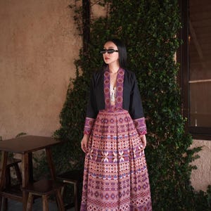 Clearance Sale Set 2 Pieces Vintage Lanna TRADITIONAL CLOTHES SET - Tribal Costume Set - Akha Tribe Dress - Thai Lanna Dress