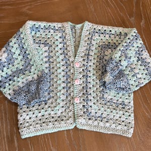Kids crochet cardigan size 5