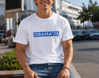 Obama 28 Protest T-Shirt: Defend Democracy, America, USA, July 4th, Christmas Present, Family Gatherings, Independence Day