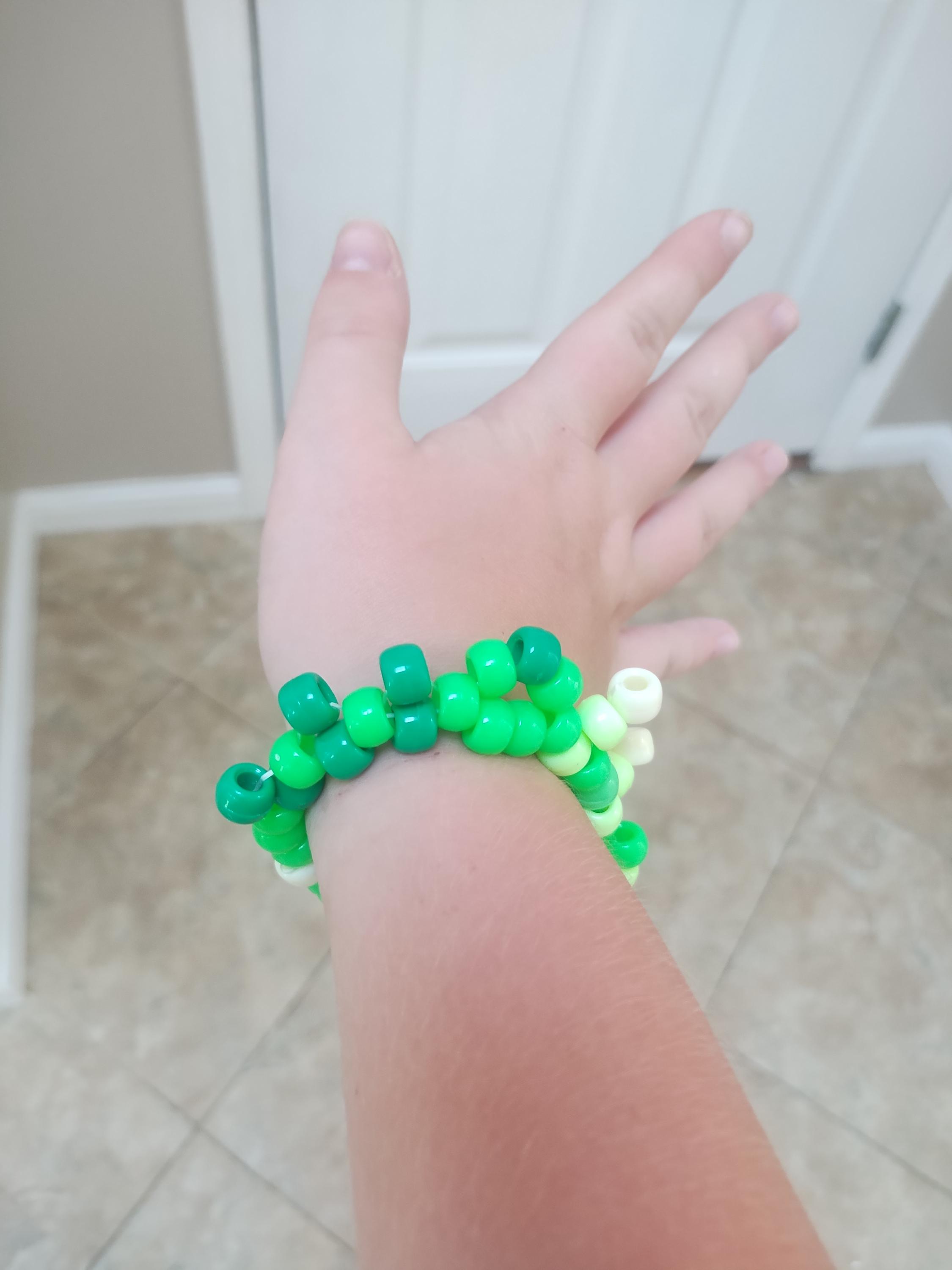 Alien Cat Custom Kandi Bracelet! - Etsy