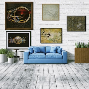 20 persische Kalligraphie-Wand-Kunst, digitaler Download, Boho Dekor Drucke, Vatertag, Muttertag, Kalligraphie Alphabet, Liebesbrief