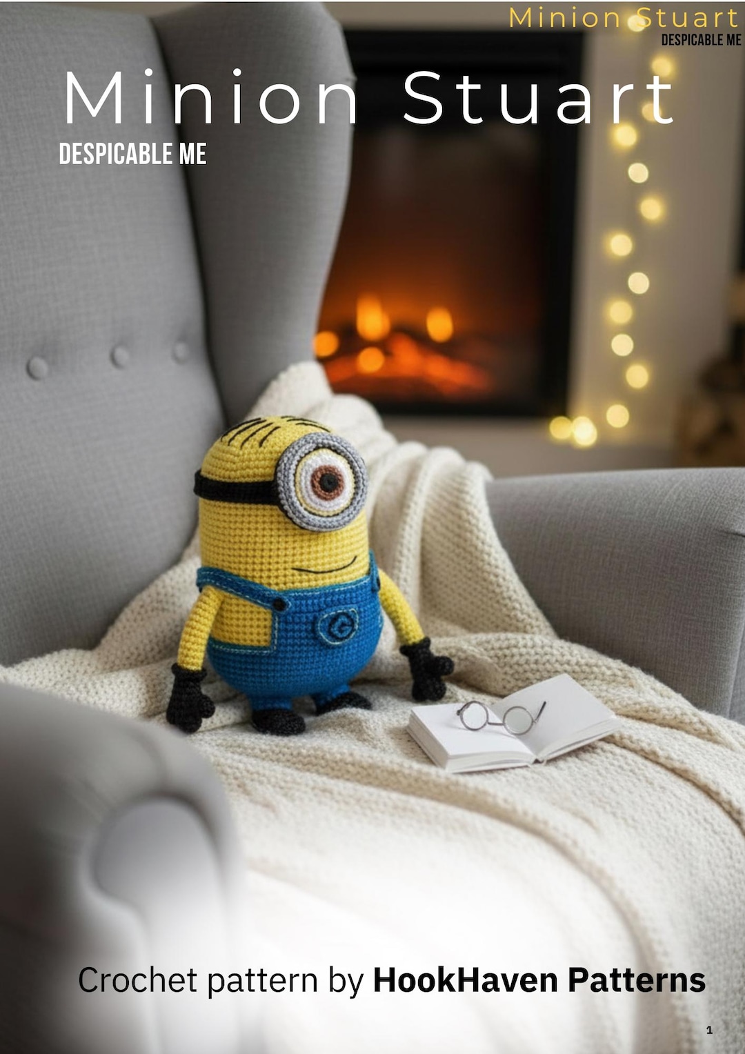 Stuart Minion Crochet Pattern – Amigurumi Plush Toy (PDF Download) - Etsy