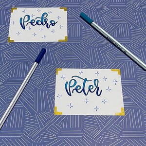 Lettering, Manualidades a Mano, Bodas, Cumpleaños, Tarjetas