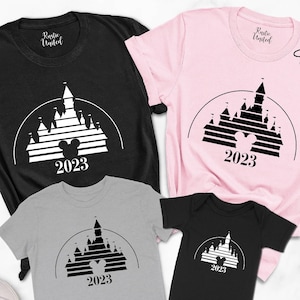 Disney Family Vacation Shirts,Disney Shirts,Gift For Disneyworld Shirt,Family Disney Trip Shirts,Kids Disney Castle Family Matching Shirts