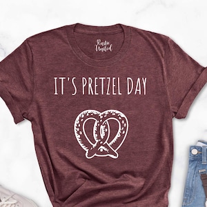Pretzel Day Shirt, Pretzel Gift, Pretzel Snack Shirt, Pretzel Lover Gift, National Pretzel Day, Baker Gift, Baking Gift, Salty Graphic Tee