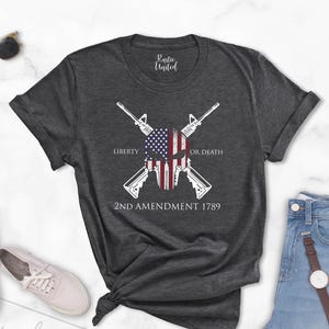 2nd Amendment Skull of Freedom T-Shirt,NRA Shirt,2nd Amendment Flag Shirt,Men&#39;s Second Amendment Shirt,Gun Rights,Constitution,Guns,America