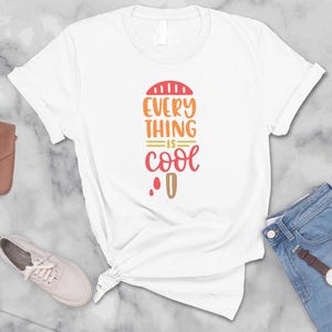 Popsicle Shirt, Ice Cream Gift, Women&#39;s Summer Shirt, Ice Cream Shirt, Beach Shirt, Funny Summer Shirt, Ice Cream Shirt For Women