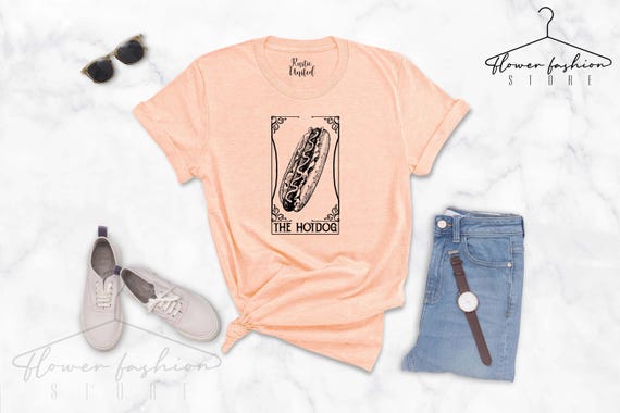 Vintage Hot Dog Graphic Tee, Foodie Gift