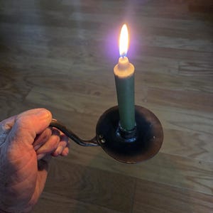 Forged candle holder