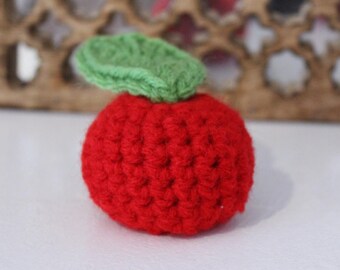Handgemaakt gehaakt Tiny Apple-pluche