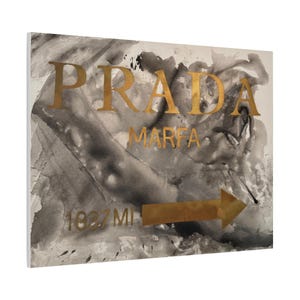 Canvas Print Prada Marfa Wall Art Home Art Decor Extra Large