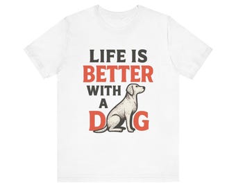 Loyal Hearts Unisex Dog Lovers Typography Tee by Asmonox