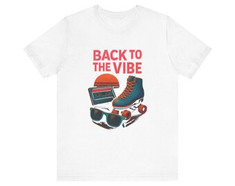 Asmonox Retro Vibes Unisex Tee with Bold 80s Inspired Design