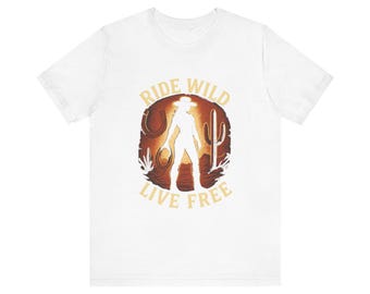 Asmonox Western Cowgirl Unisex T-Shirt – Fierce Spirit Graphic Tee