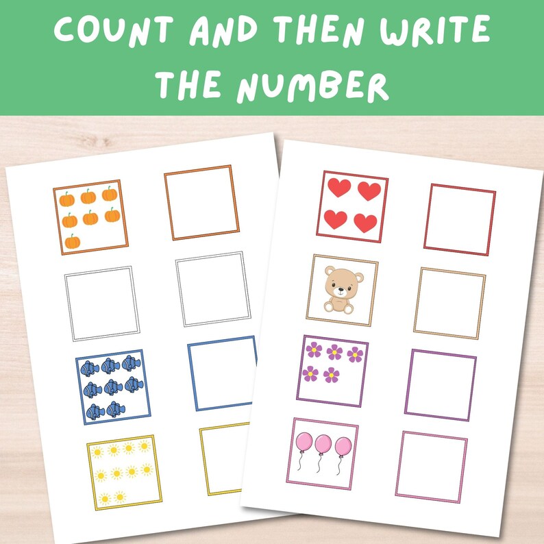 Montessori Math PDF Printable – Numbers Counting and Early Addition for ...