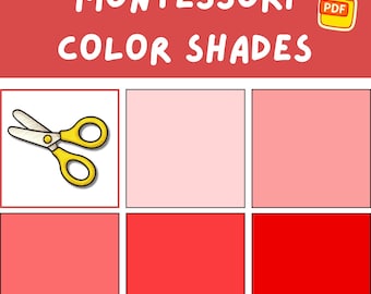 Juego de combinación de colores Montessori: Actividad imprimible para preescolar (Descarga en PDF, tamaño A4/Carta EE. UU.)