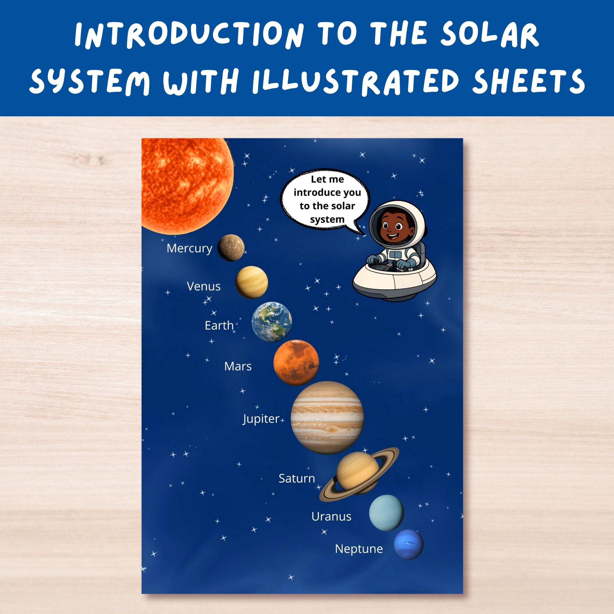 Solar System Worksheets for Kids PDF – Space Learning Activities With ...