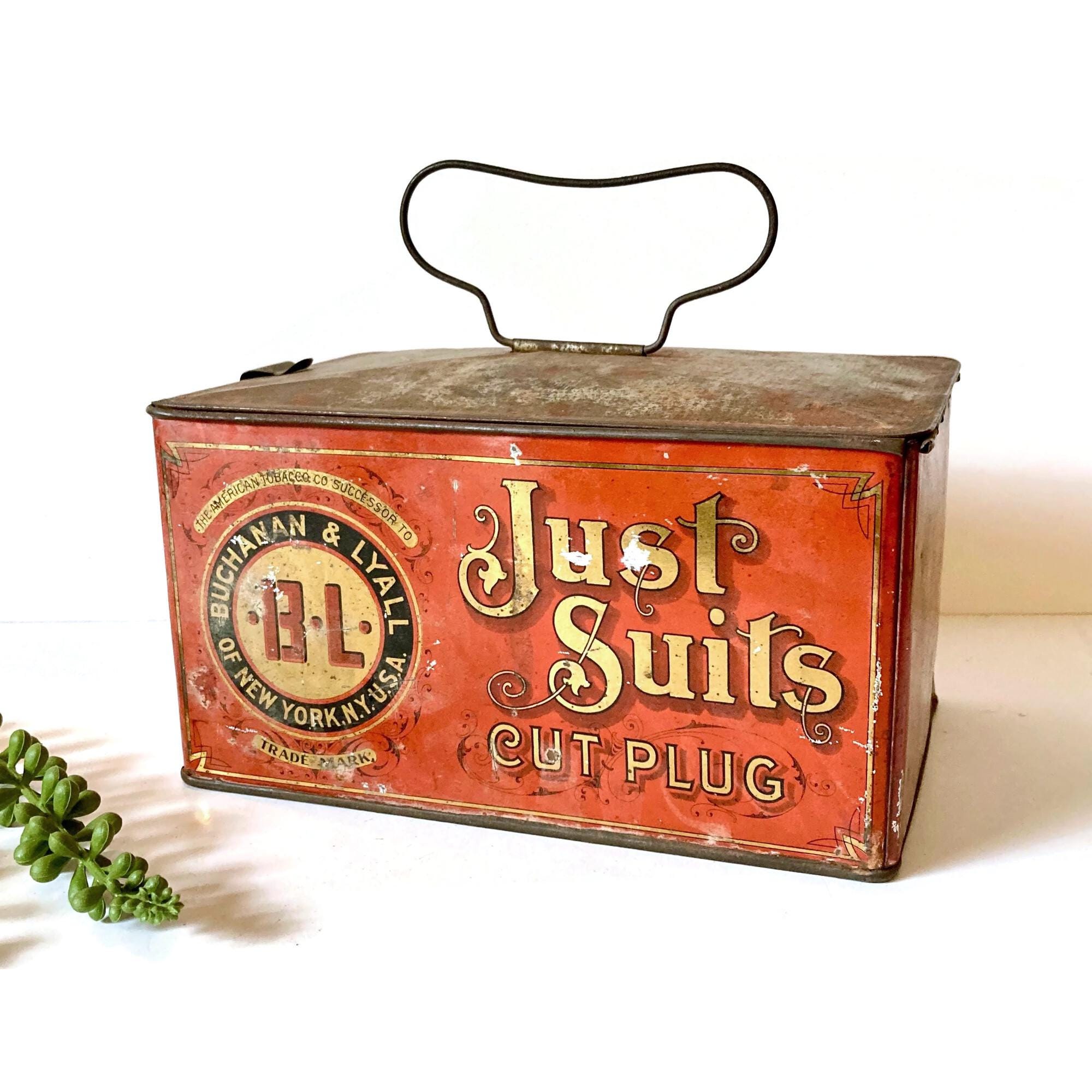 just suits tobacco tin Just Suits Tin