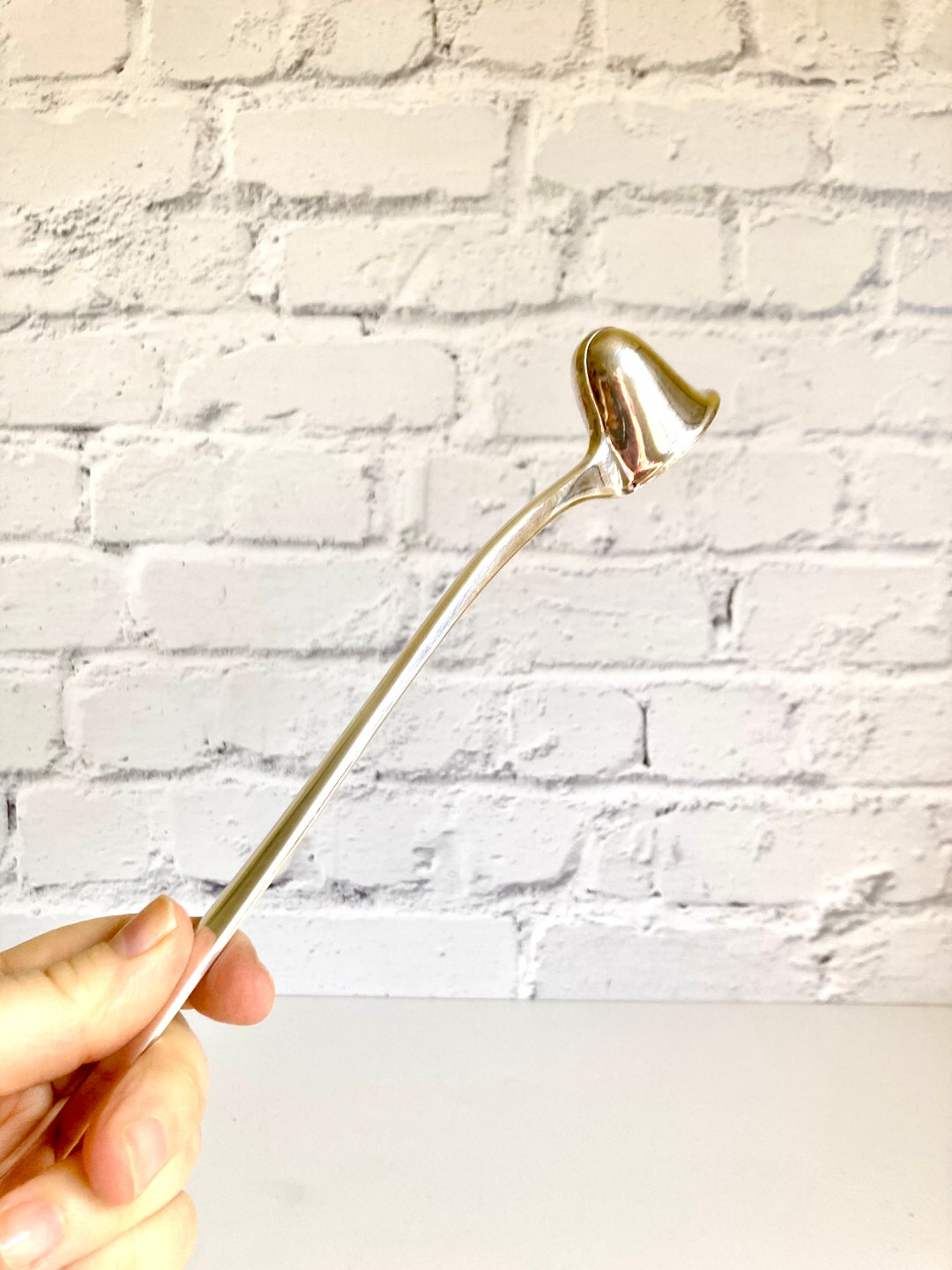 Vintage Silver Candle Snuffer With Box by Gerity Circa 1740 Etsy