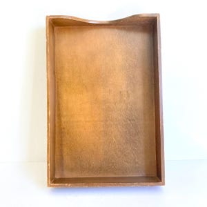 Vintage Wooden Desk Tray, Desk Accessory
