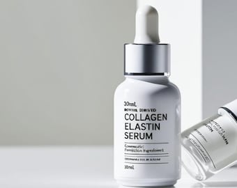 Siero al collagene e all'elastina di origine bovina (30 ml) / Proteine solubili di grado cosmetico / Ingrediente per la formulazione della cura della pelle.