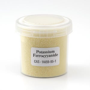 Réactif ferrocyanure de potassium, pur à 98 %, de qualité CAS 14459-95-1 à usage artistique et éducatif.