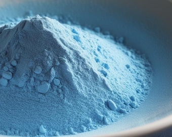 Polvere di argilla bentonitica francese blu (100 g) / Maschera viso fai da te e cura della pelle.