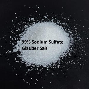 99% Sodium Sulfate | Glauber Salt | Fine Crystals | Craft, Bath, External Use | CAS 7757-82-6