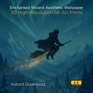 Wizardcore 6K Wallpaper Pack | Fantasy Art Prints (Digital Download)