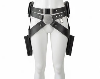 Sabine Wren Leather Belt and Holster: Ahsoka Series Star Wars Rebels Cosplay