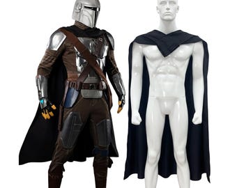 Capa de Din Djarin, mandaloriana: accesorio de disfraz de Star Wars con precisión de pantalla